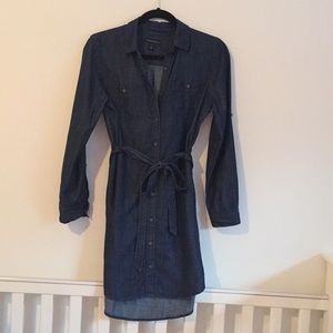 Banana Republic Chambray/Denim Dress Size 6P